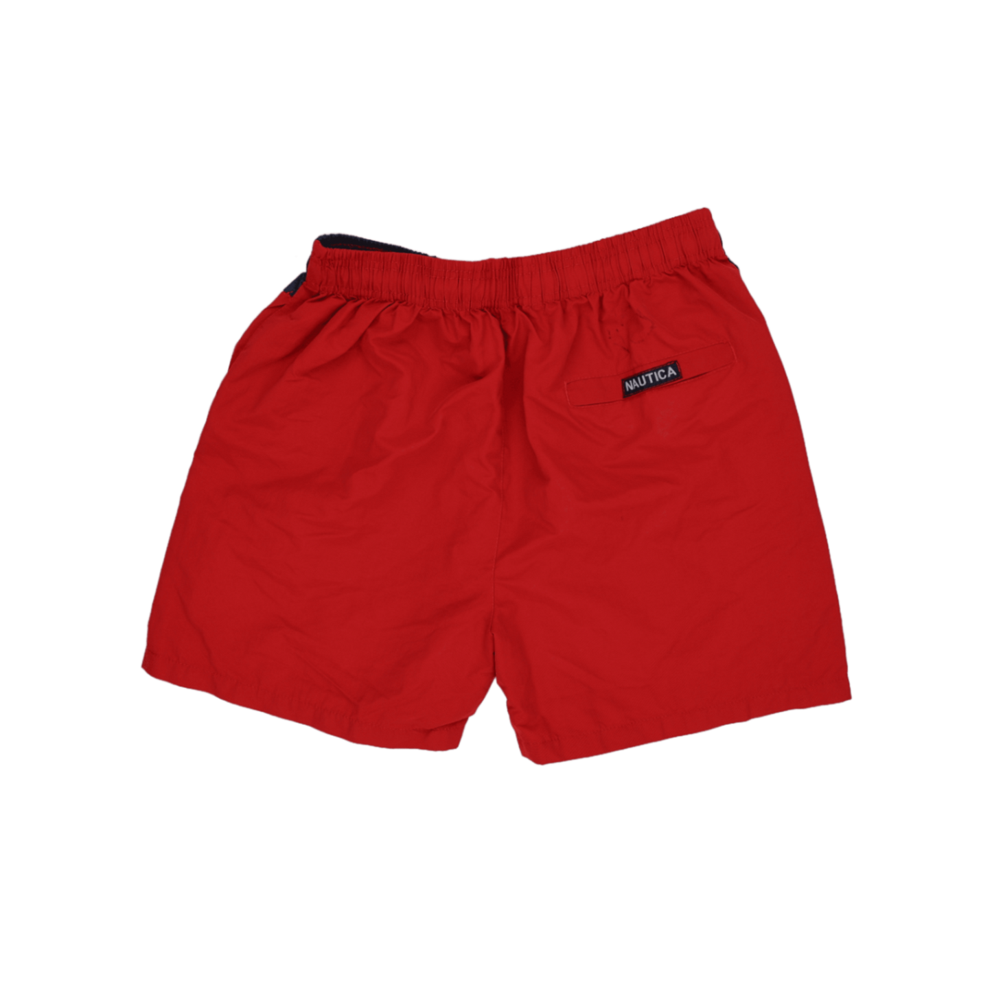Nautica Colourblock Swim Shorts Red Navy White XL 15 Inseam Nylon