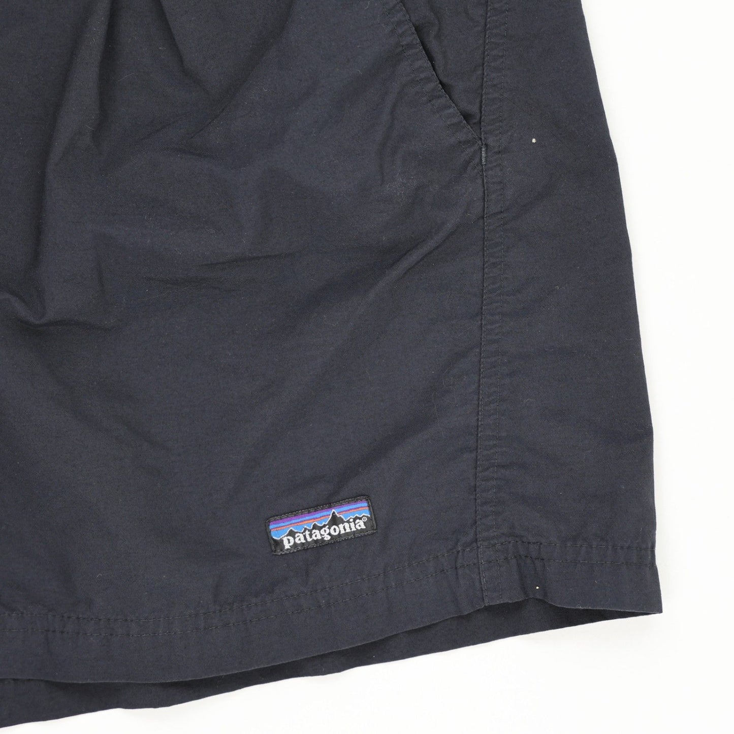 Patagonia Women's Outdoor Shorts Navy Blue Large Nylon Blend 12 Inseam