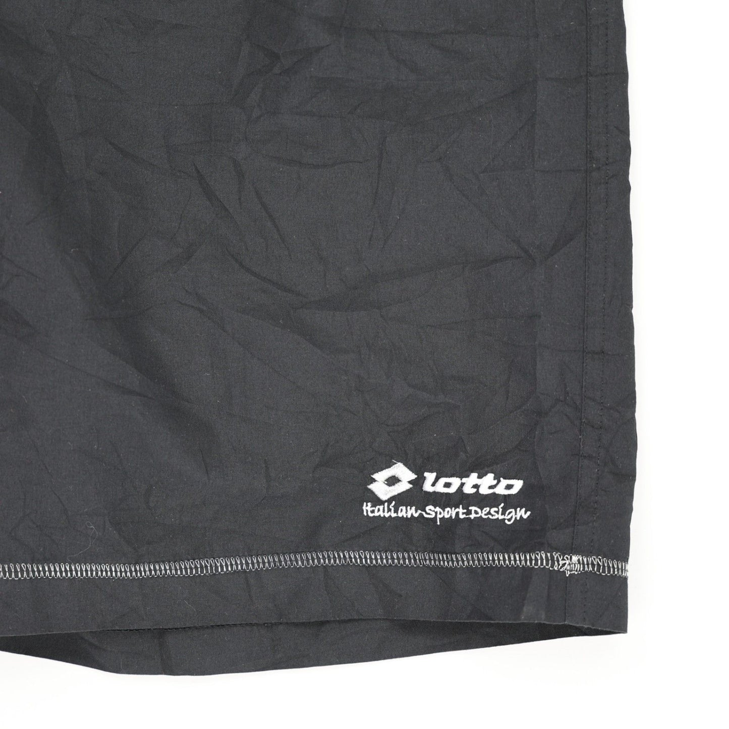 Lotto Black Sports Shorts for Men Size L 21 Inseam Polyester