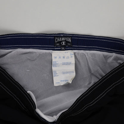 Champion Swim Shorts Black 3XL Polyester Mens 15 Inseam