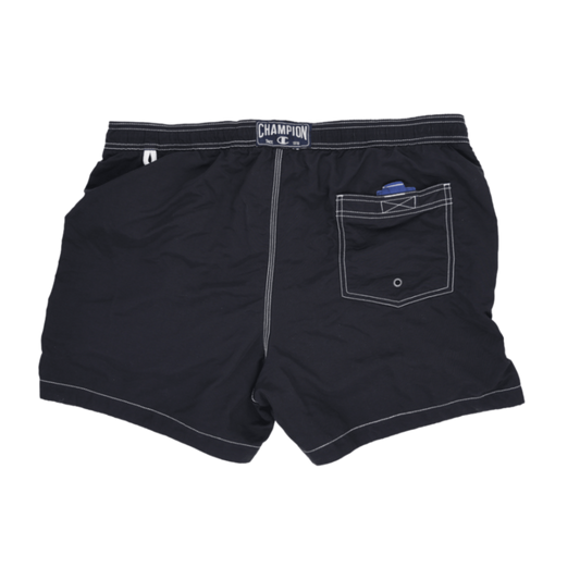 Champion Swim Shorts Black 3XL Polyester Mens 15 Inseam