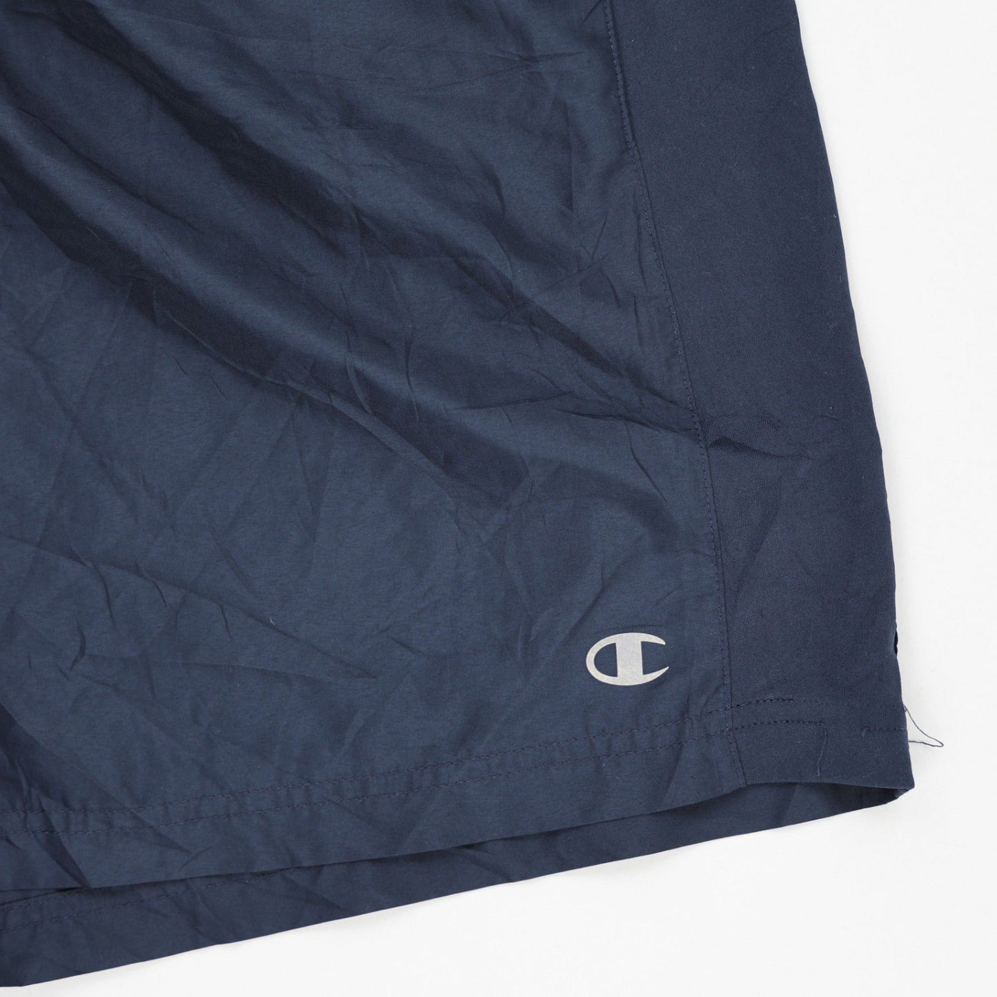 Champion Navy Blue Athletic Shorts Large 19 Inseam Nylon Mens