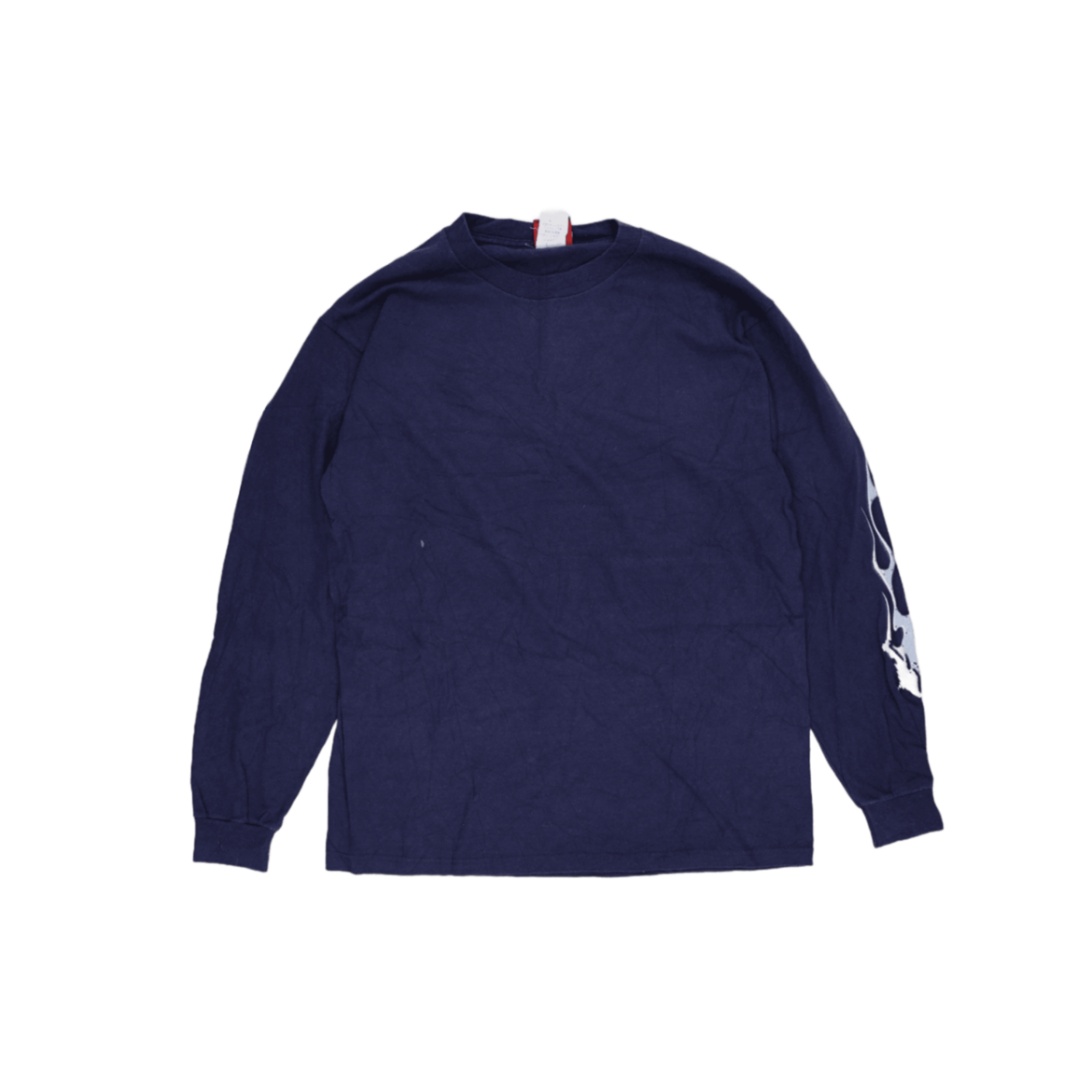 Oakley Vintage Navy Long Sleeve T-Shirt Men Medium Cotton Streetwear Crew Neck