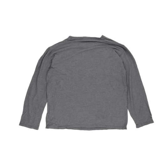 Ralph Lauren Long Sleeve Crew Neck T-Shirt Grey Large Cotton