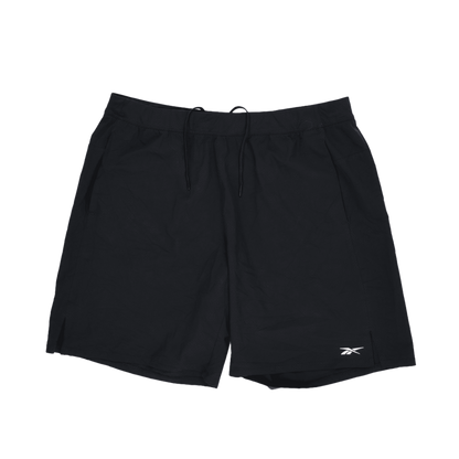 Reebok Black Sports Shorts XL 21 Inseam Polyester Blend for Men