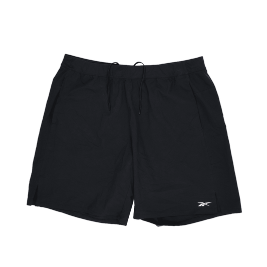 Reebok Black Sports Shorts XL 21 Inseam Polyester Blend for Men
