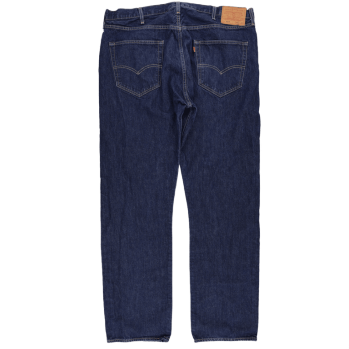 Levi's 501 Waterless Original Fit Jeans Dark Indigo W40 L34 Cotton Denim Straight Leg