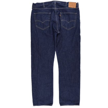 Levi's 501 Waterless Original Fit Jeans Dark Indigo W40 L34 Cotton Denim Straight Leg