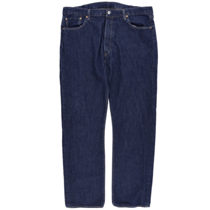 Levi's 501 Waterless Original Fit Jeans Dark Indigo W40 L34 Cotton Denim Straight Leg