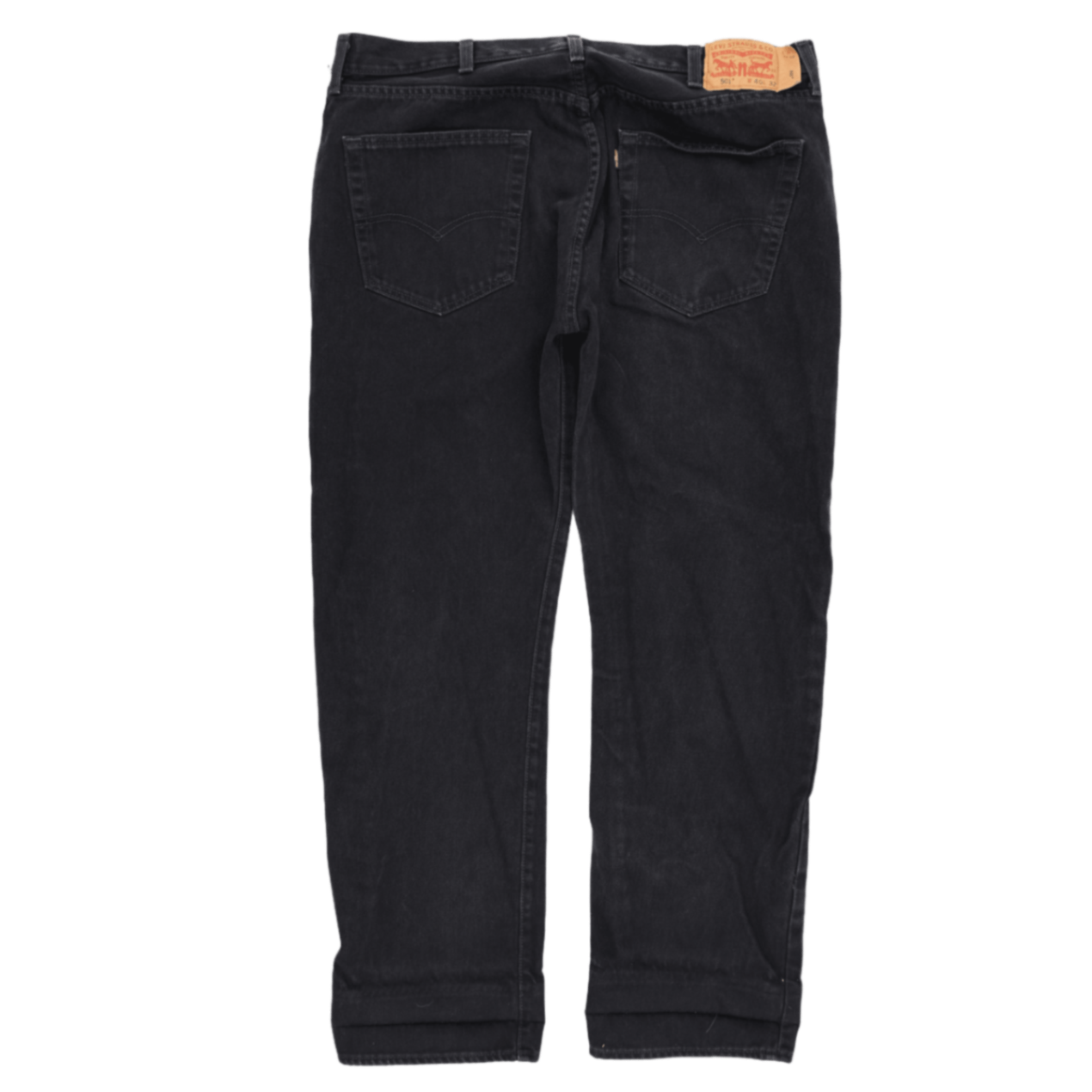 Levi's 501 Black Straight Leg Jeans W40 L32 Cotton Vintage