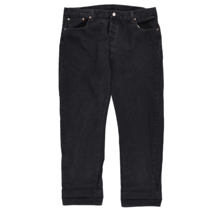 Levi's 501 Black Straight Leg Jeans W40 L32 Cotton Vintage