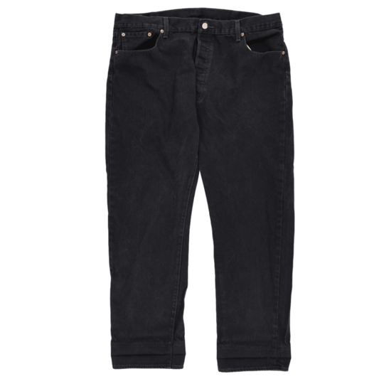 Levi's 501 Black Straight Leg Jeans W40 L32 Cotton Vintage