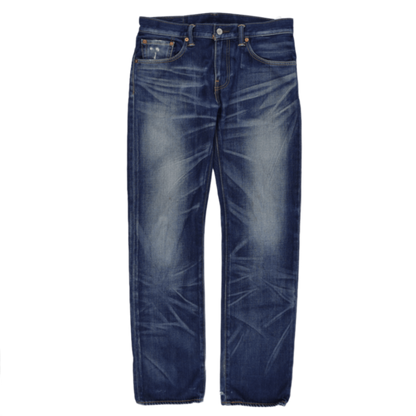 Levi's 502 Tapered Fit Blue Denim Jeans W32 L34 Cotton