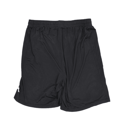 Kappa Black Sports Shorts Large 22 Inseam Polyester Mens