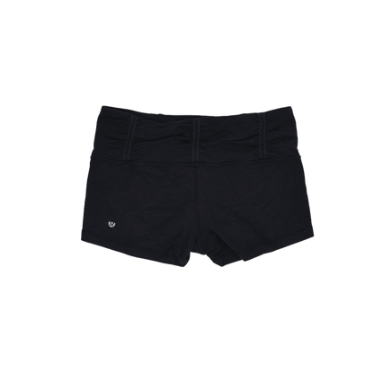 Lululemon Black Women's Athletic Shorts 5 Inch Inseam Size 6 Small Stretch Fabric