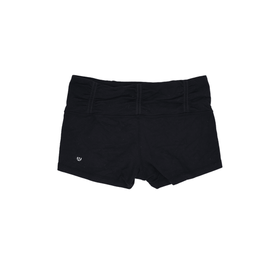Lululemon Black Women's Athletic Shorts 5 Inch Inseam Size 6 Small Stretch Fabric