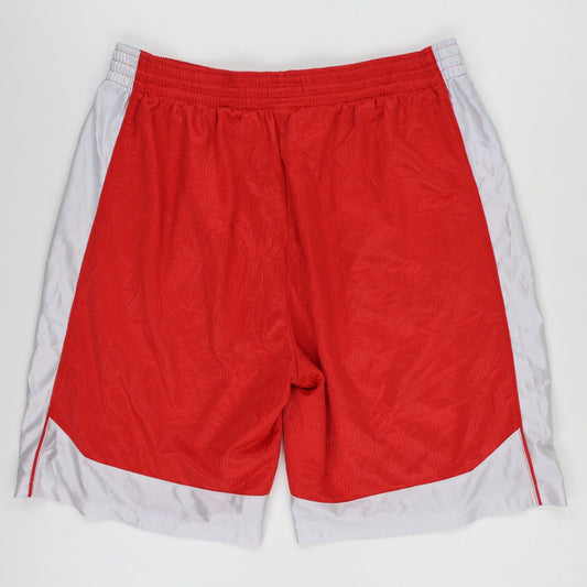 Champion Red Mesh Sports Shorts for Men Size XL 100 Percent Polyester
