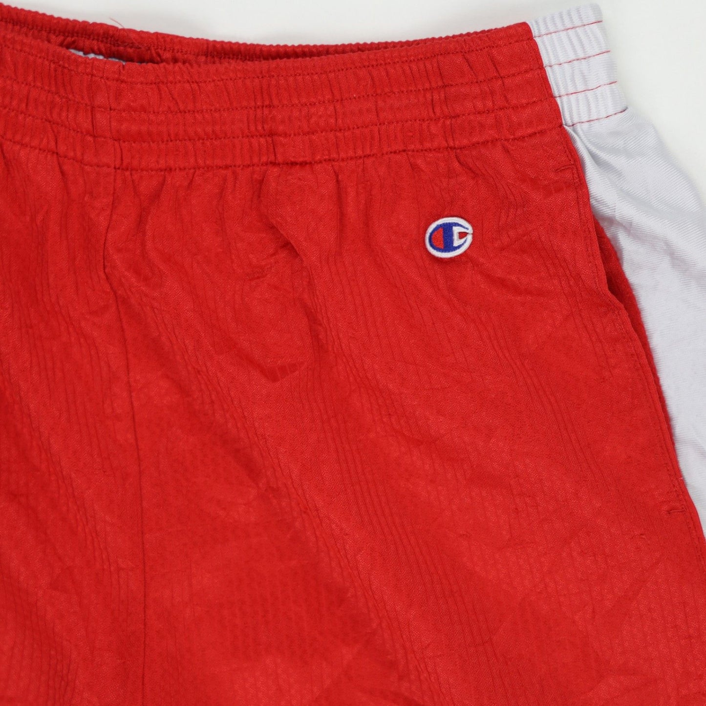Champion Red Mesh Sports Shorts for Men Size XL 100 Percent Polyester