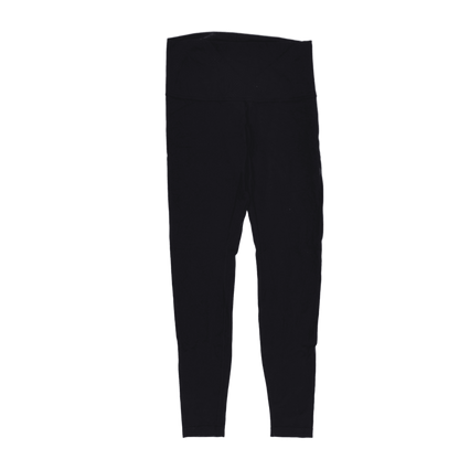 Lululemon Black High Waisted Leggings Size 6 28 Inch Inseam Stretch Fabric Womens