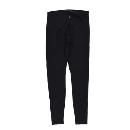 Lululemon Black High Waisted Leggings Size 6 28 Inch Inseam Stretch Fabric Womens