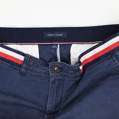 Tommy Hilfiger Men's Navy Blue Chino Shorts Size 34 Cotton