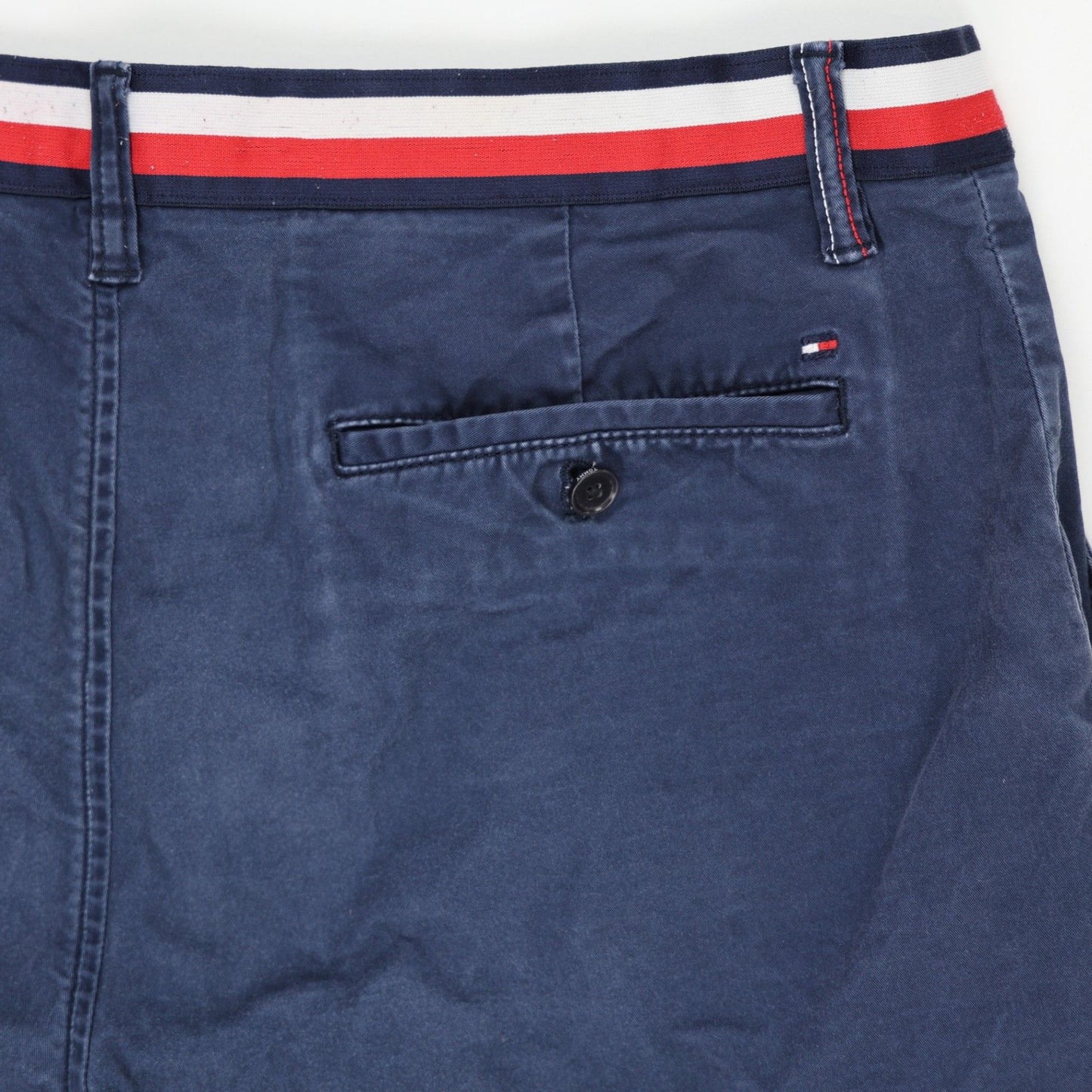 Tommy Hilfiger Men's Navy Blue Chino Shorts Size 34 Cotton