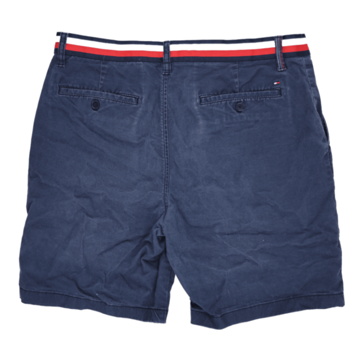 Tommy Hilfiger Men's Navy Blue Chino Shorts Size 34 Cotton