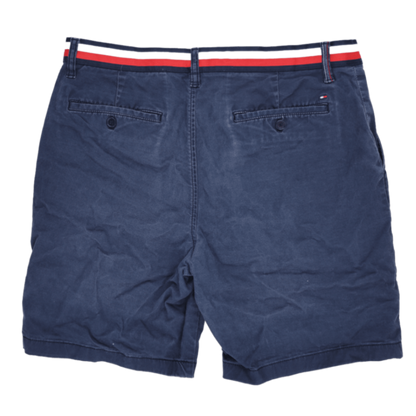 Tommy Hilfiger Men's Navy Blue Chino Shorts Size 34 Cotton