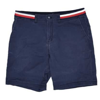 Tommy Hilfiger Men's Navy Blue Chino Shorts Size 34 Cotton