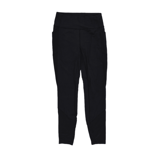 Lululemon High-Rise Black Leggings Women's Size 8 Stretch Fabric 68 cm Inseam
