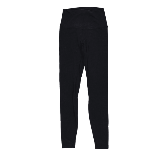 Lululemon High Waisted Black Full Length Leggings Women Size Small Stretch Blend