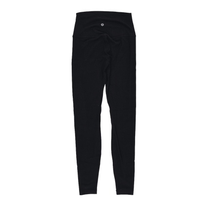 Lululemon High Waisted Black Full Length Leggings Women Size Small Stretch Blend
