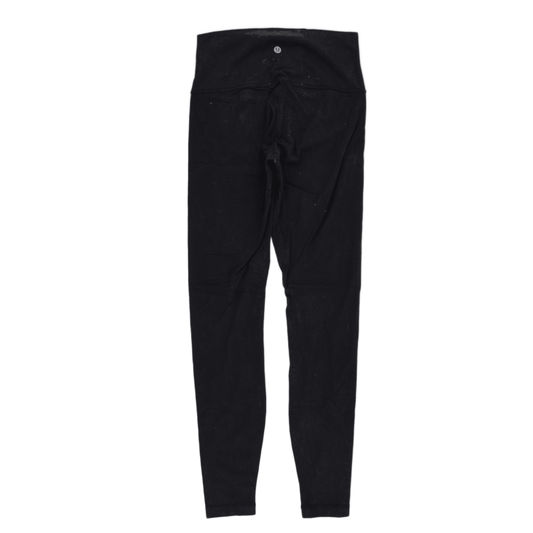 Lululemon Black High Waisted Cotton Blend Leggings Size Small 28 Inch Inseam