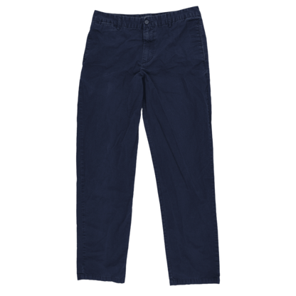 Polo Ralph Lauren Navy Blue Chino Trousers Size 20 100 Percent Cotton
