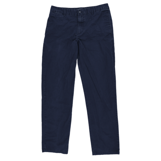 Polo Ralph Lauren Navy Blue Chino Trousers Size 20 100 Percent Cotton