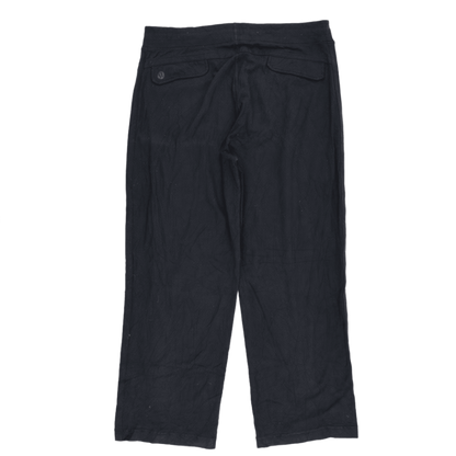 Lululemon Relaxed Fit Black Trousers Men Size M Cotton Blend 77 cm Inseam 86 cm Waist