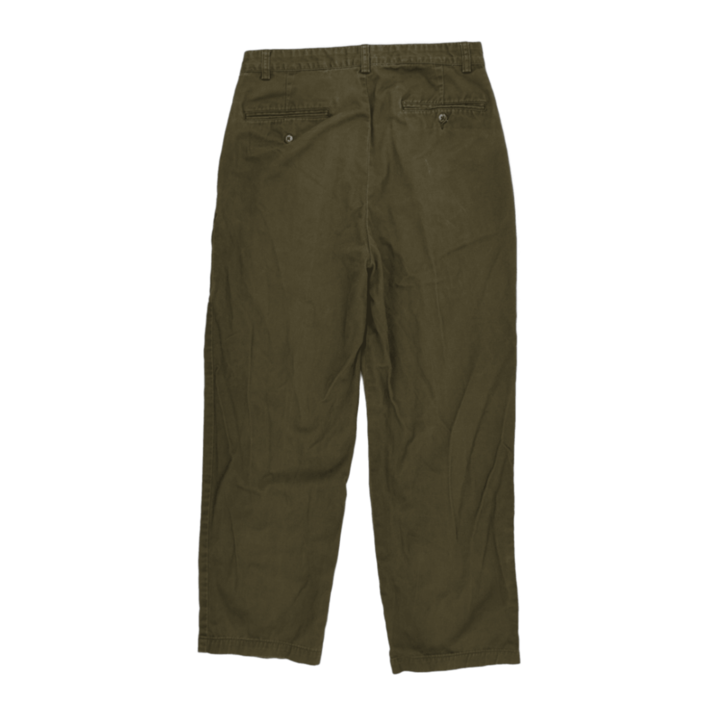 Polo Ralph Lauren Olive Green Chino Trousers 36W 100 Cotton