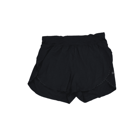 Lululemon Black Athletic Shorts Women's Medium 5 Inch Inseam Polyester Blend