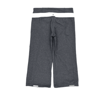 Adidas Womens Grey Fleece Wide Leg Trousers Medium 74 cm Inseam 36 cm Waist Size