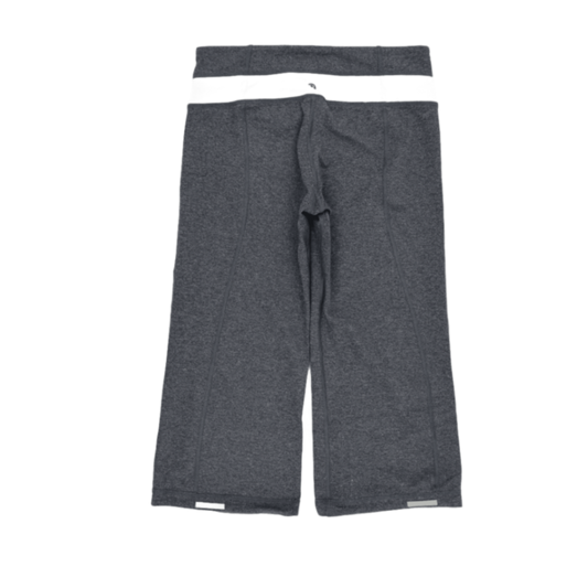 Adidas Womens Grey Fleece Wide Leg Trousers Medium 74 cm Inseam 36 cm Waist Size