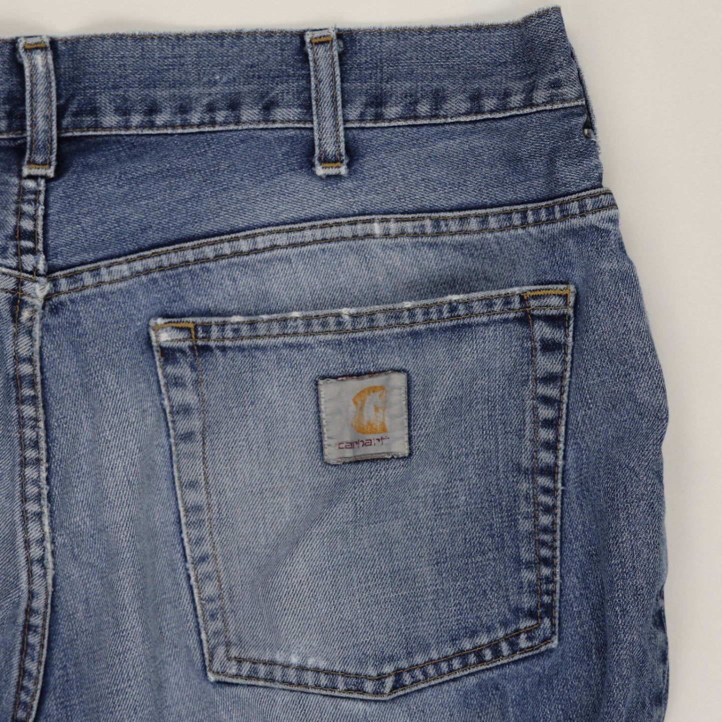 Carhartt Relaxed Fit Blue Denim Jeans W36 L30 Cotton