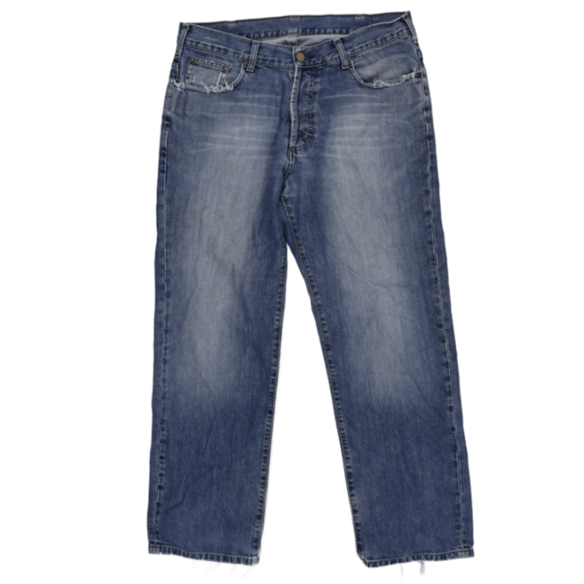 Carhartt Relaxed Fit Blue Denim Jeans W36 L30 Cotton