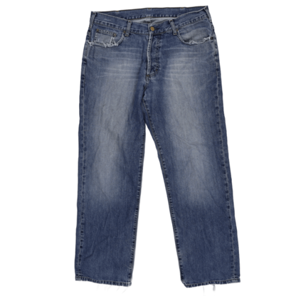 Carhartt Relaxed Fit Blue Denim Jeans W36 L30 Cotton