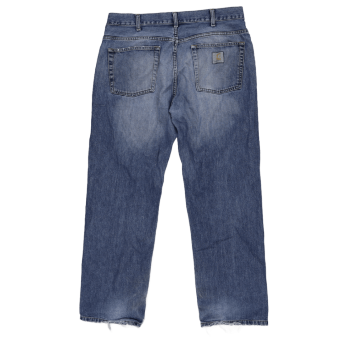 Carhartt Relaxed Fit Blue Denim Jeans W36 L30 Cotton