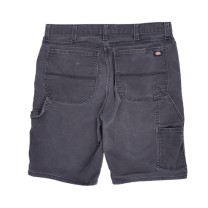 Dickies Flex Regular Fit Work Shorts Charcoal Grey Size 34 98% Cotton 2% Spandex