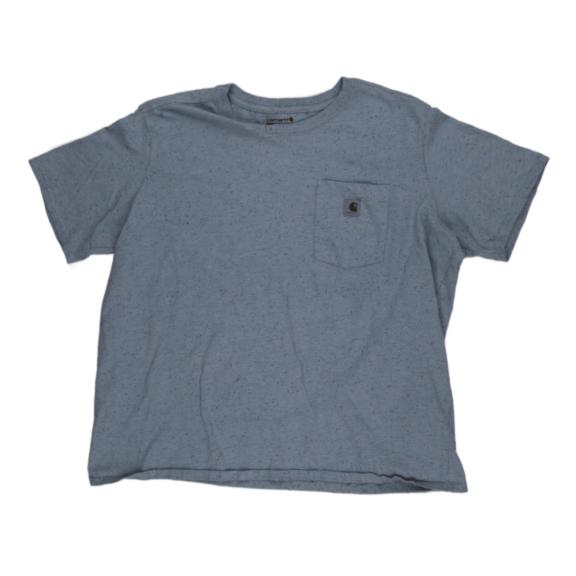 Carhartt Blue Speckled Cotton Loose Fit Pocket T-Shirt 2XL