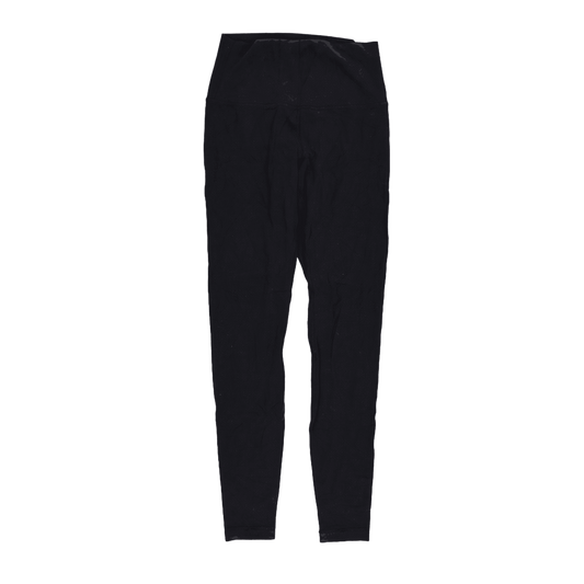 Lululemon High-Waisted Black Leggings Women's Activewear Size S Stretch Fabric 69 cm Inseam 64 cm Waist