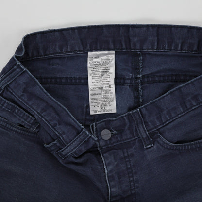 Carhartt Blue Work Trousers 32W 32L Heavyweight Cotton Blend