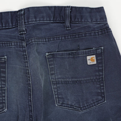 Carhartt Blue Work Trousers 32W 32L Heavyweight Cotton Blend