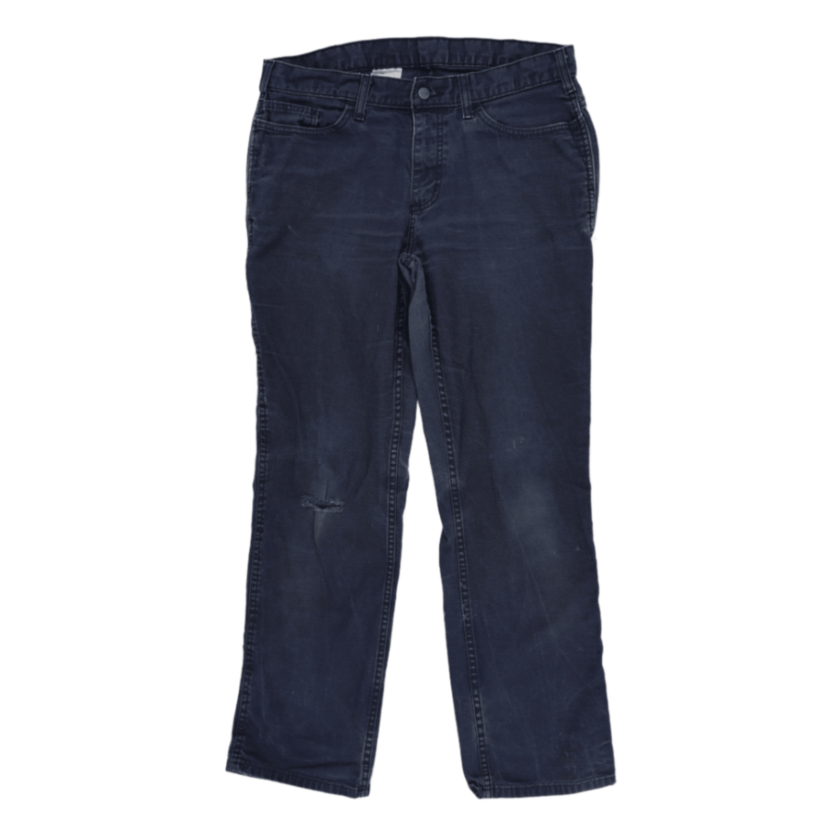 Carhartt Blue Work Trousers 32W 32L Heavyweight Cotton Blend